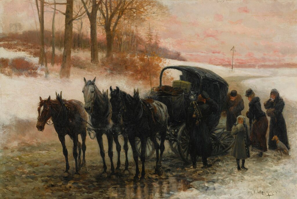 The Mishap by Jan Van Chelminski (Polish, 1851 – 1925)