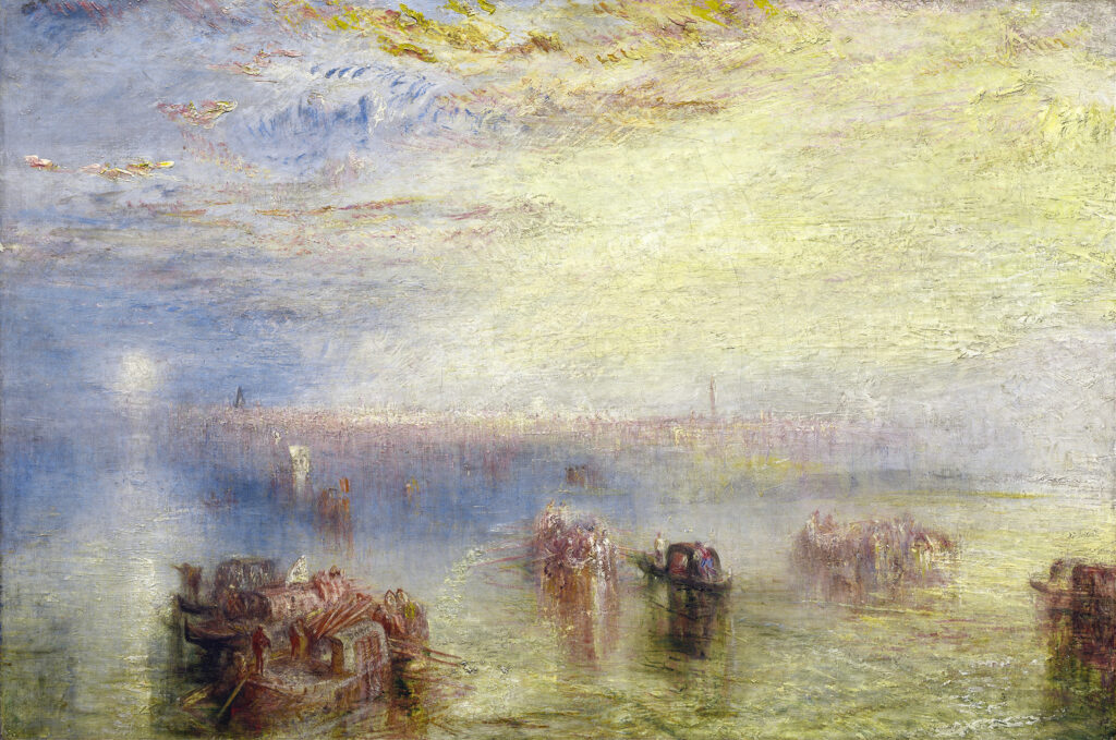 Approach to Venice (1844) Joseph Mallord William Turner (English, 1775-1851)